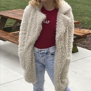 Zara Plush Snap jacket~LIKE NEW